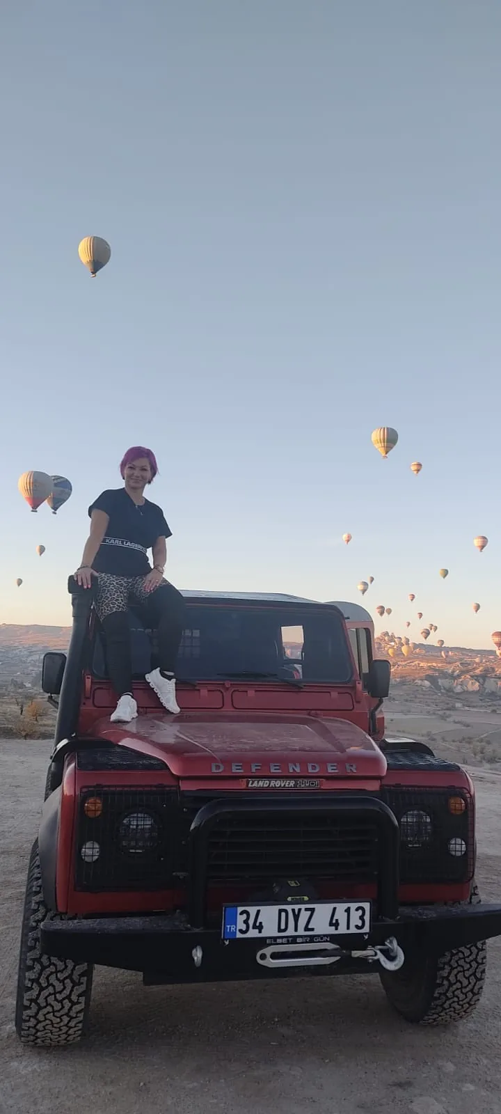 Cappadocia balloons at dawn